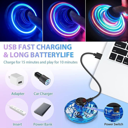 Magic Flying Orb Spinner Outdoor Toys（Assorted Color)